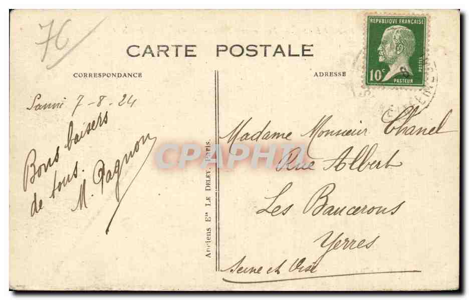 Sainte Adresse - Boulevard Felix Faure - CPA  — Rückseite