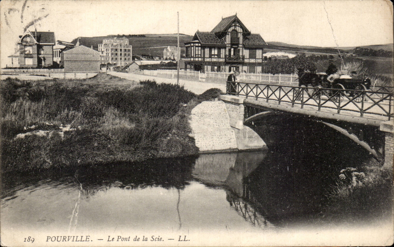 Pourville - Le Pont de la Scie - CPA 