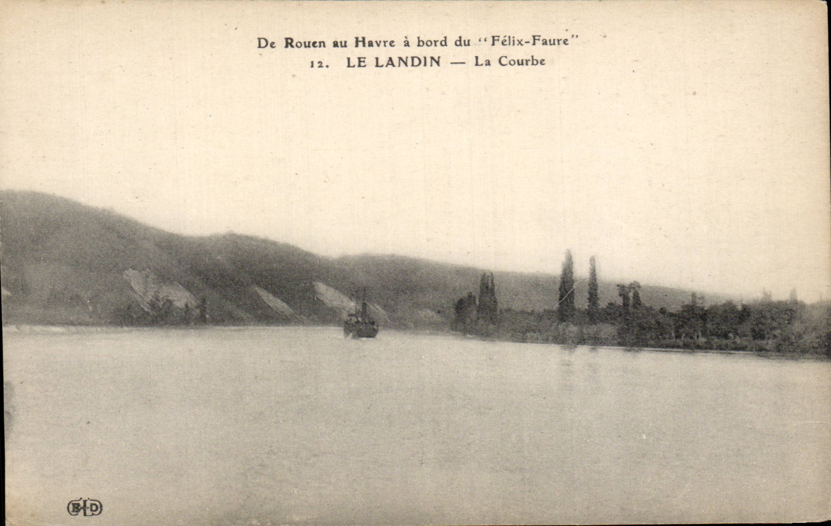 Le Landin - La Courbe - De Rouen a Havre - CPA 