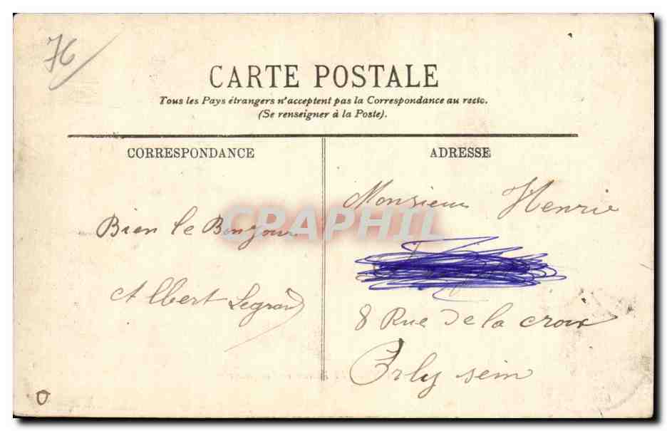 A Merlon - Le Bateau de Sauvetage - CPA  — Rückseite