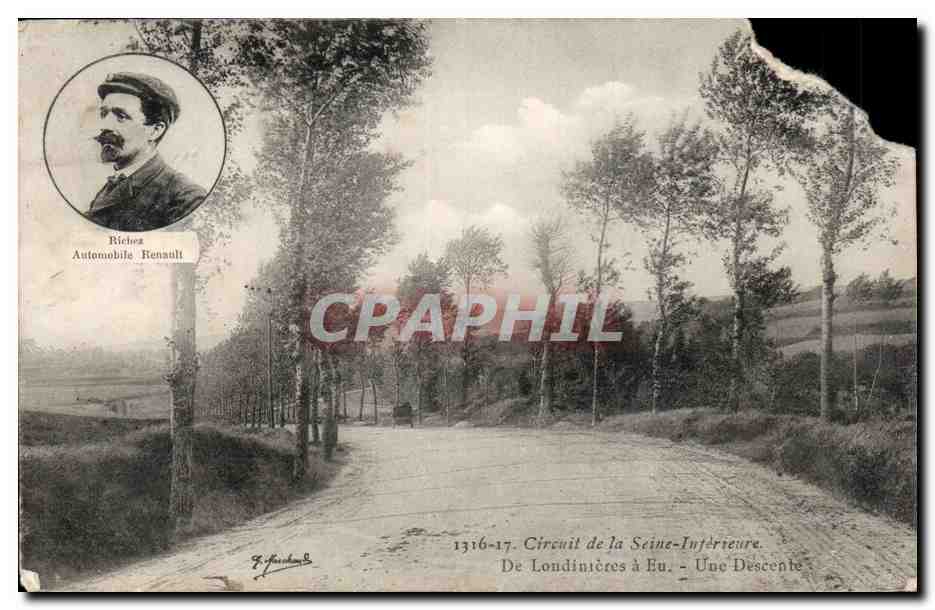 Circuit de la Seine Inferieure De Loudinieres a Eu Une descente - CPA 