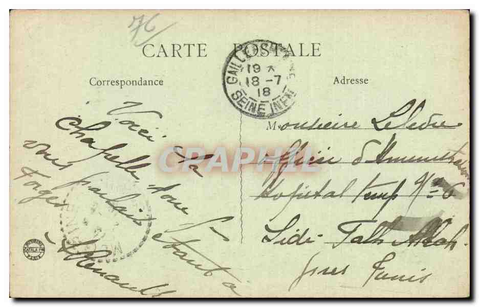 Gaillefontaine - La Chapelle - CPA  — Rückseite