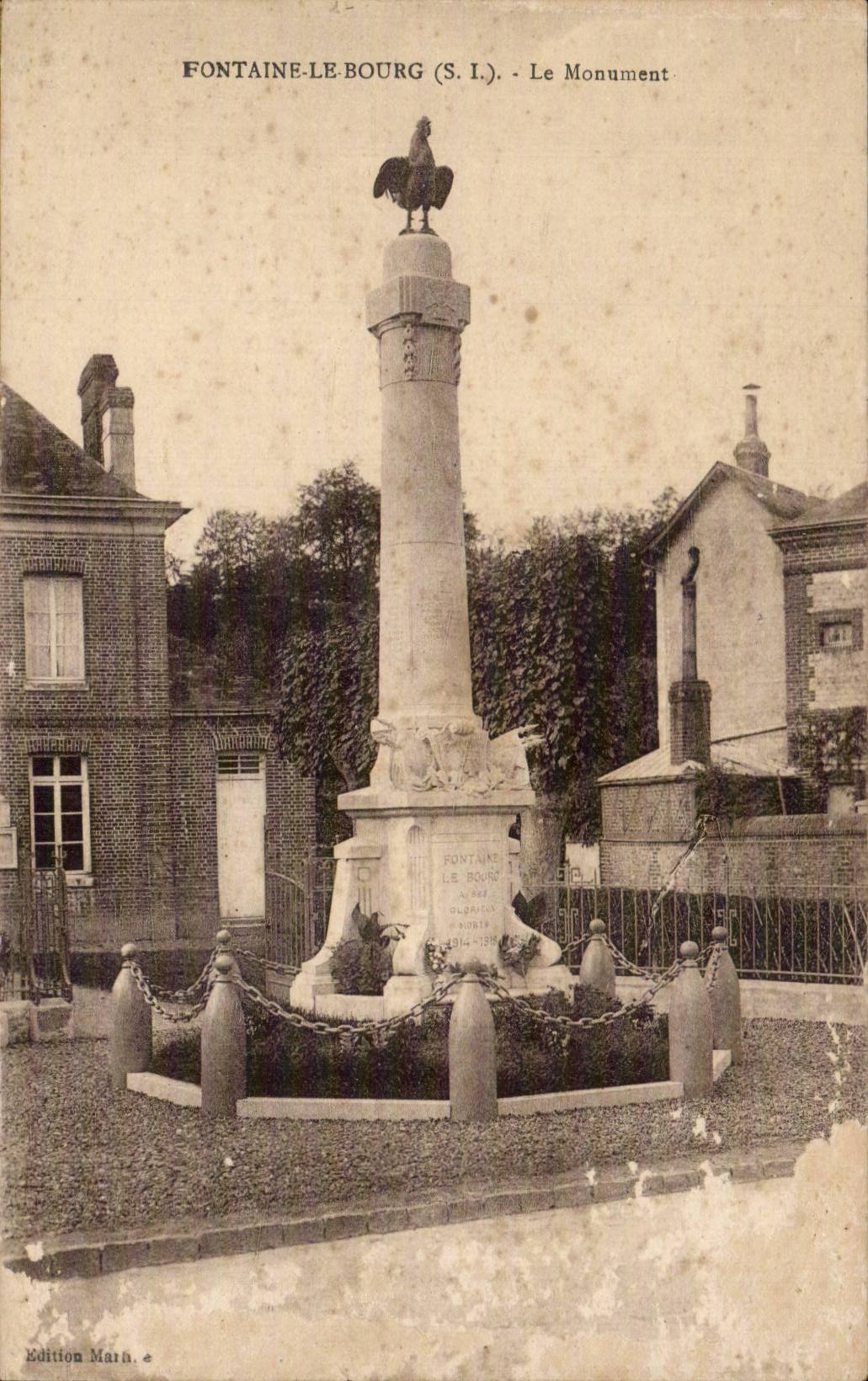 Fontaine le Bourg - Le Monument - CPA 