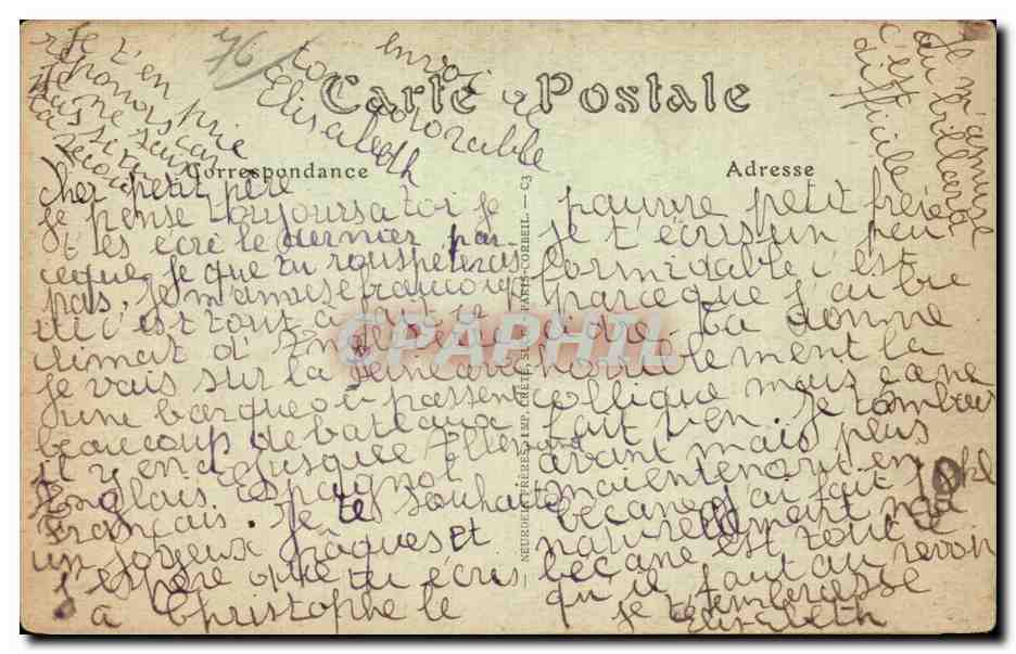 Chateau de la Vacherie - Avenue des Pecheurs - CPA  — Rückseite