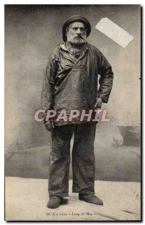 Folklore - Costumes - Pecheur - Fisherman - Loup de Mer - CPA 