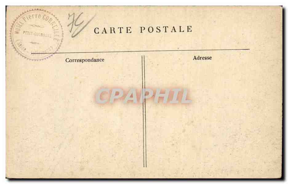 Petit Couronne - La Maison de Pierre Corneille - CPA  — Rückseite