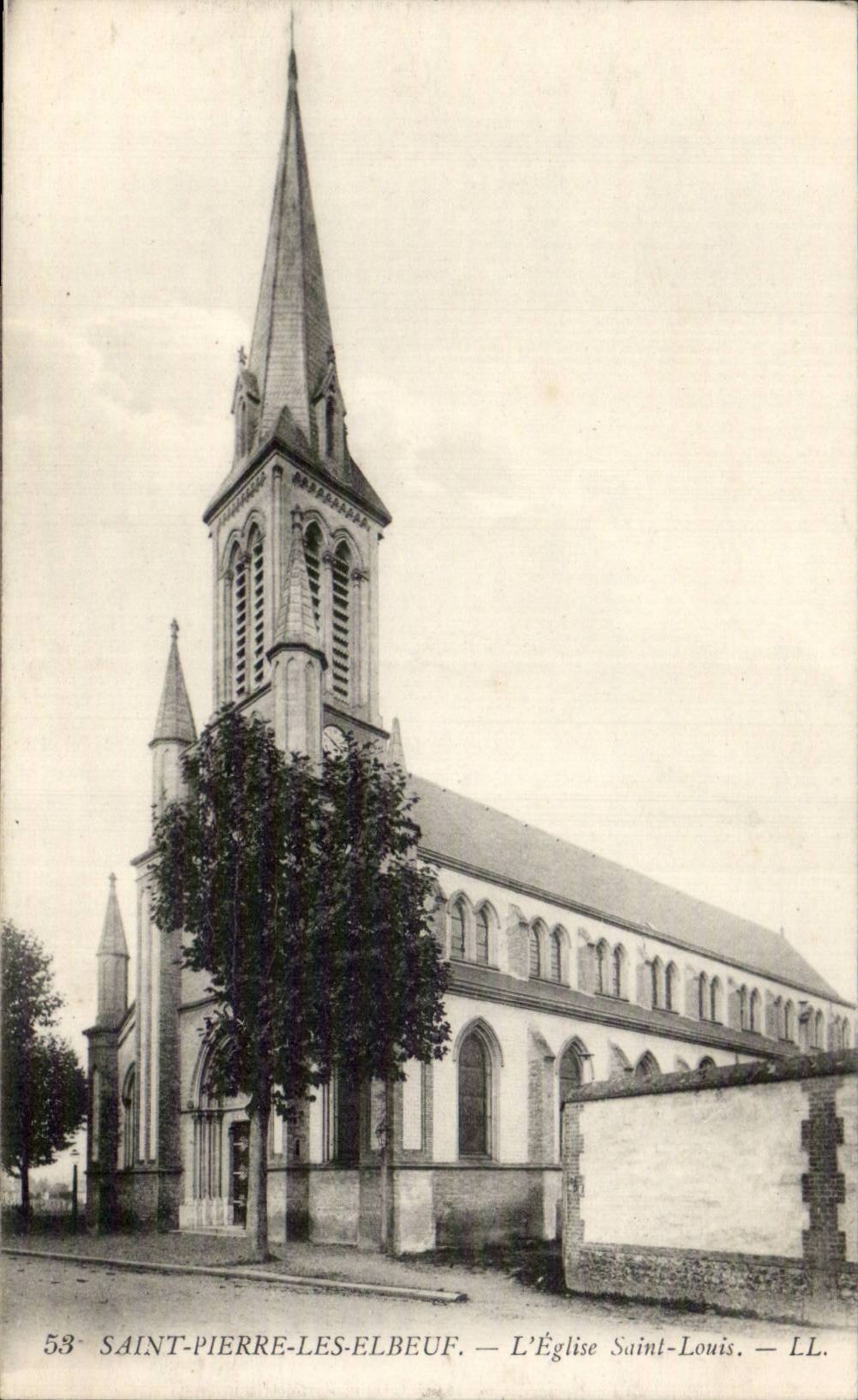 Saint Pierre les Elbeuf - L Eglise Saint Louis - CPA 