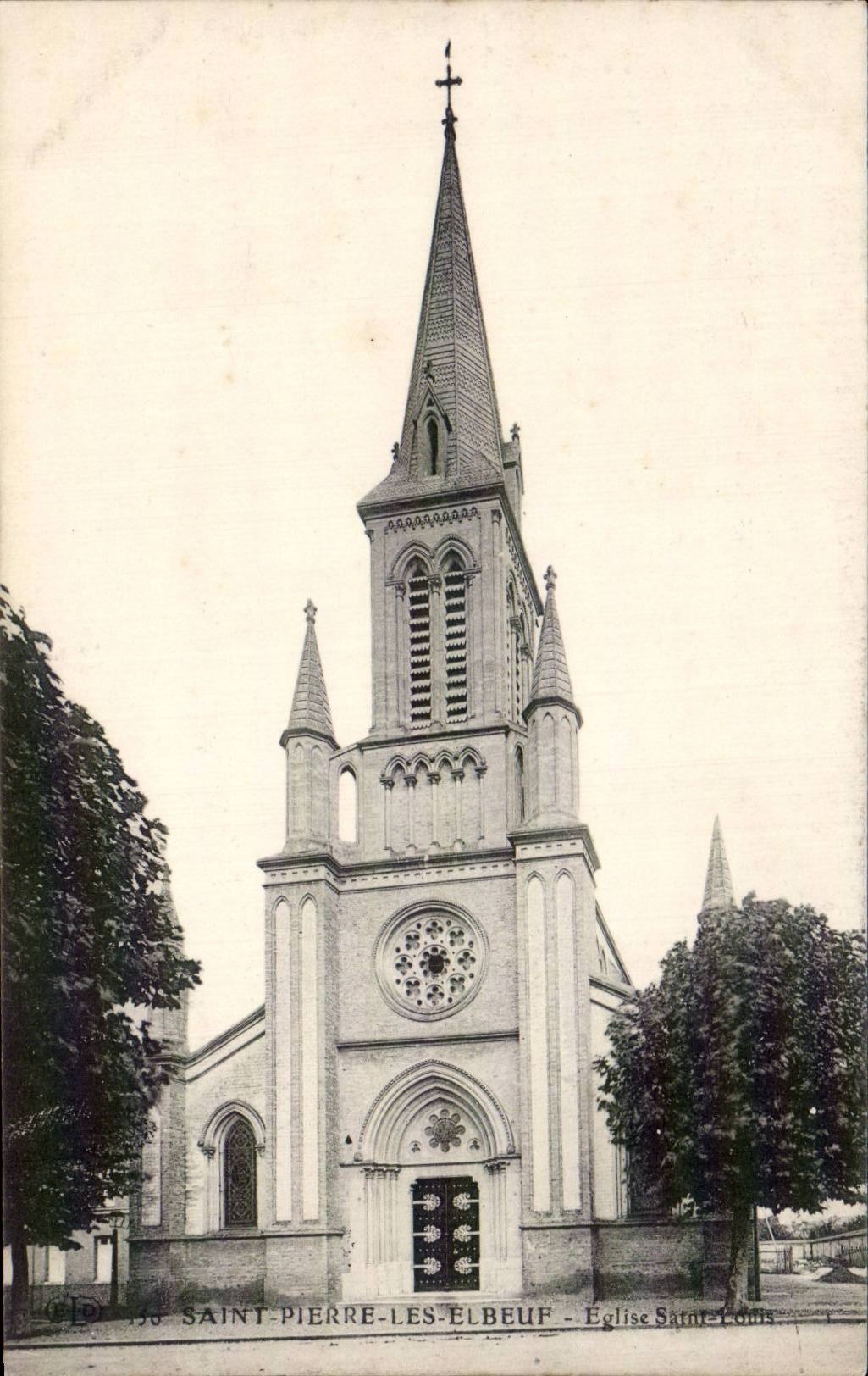 Saint Pierre les Elbeuf - Eglise Saint Louis - CPA 