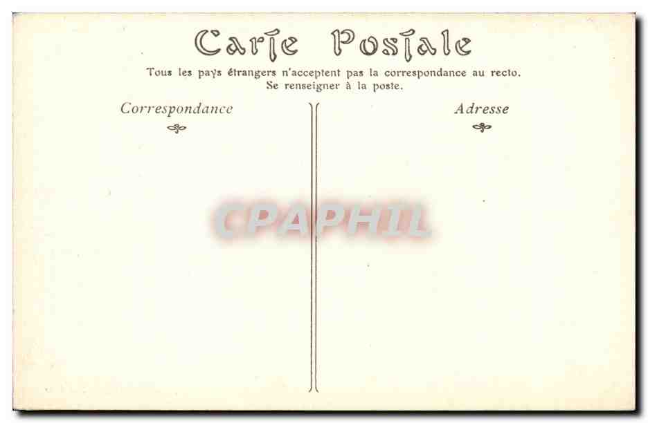 Duclair - La Chaise de Gargantua et le chateau de la Fontaine - CPA  — Rückseite