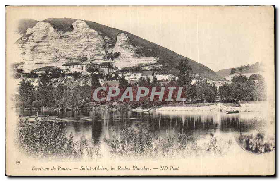 Environs de Rouen - Saint Adrien - Les Roches Blanches - CPA 