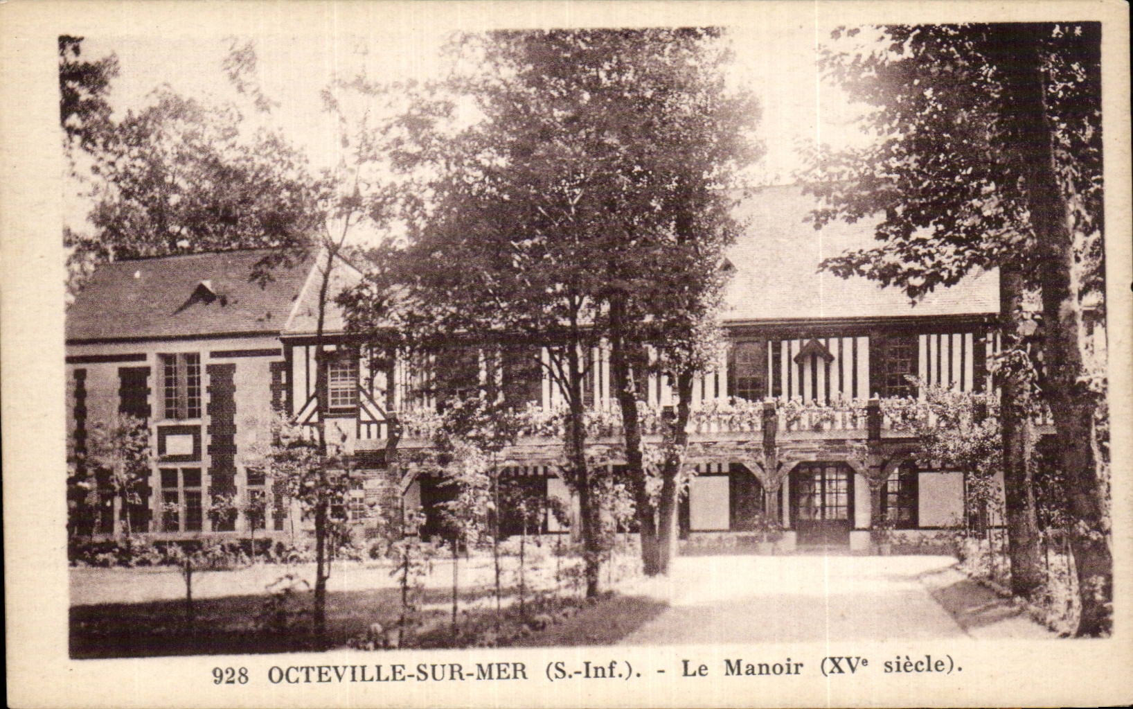 Octeville sur Mer - Le Manoir - CPA 