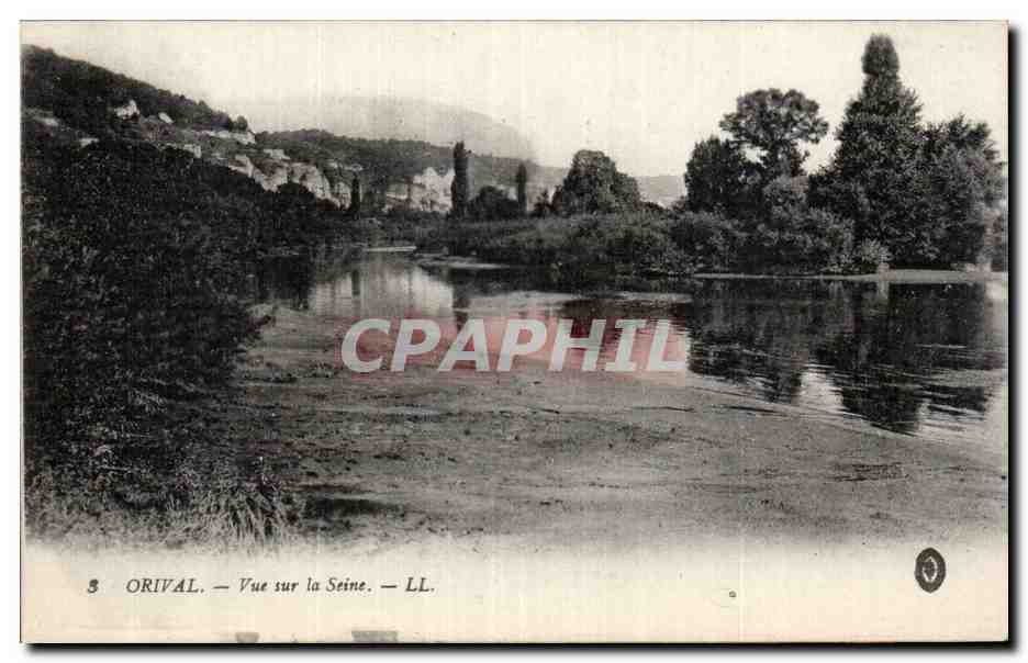 Orival - Vue sur la Seine - CPA 