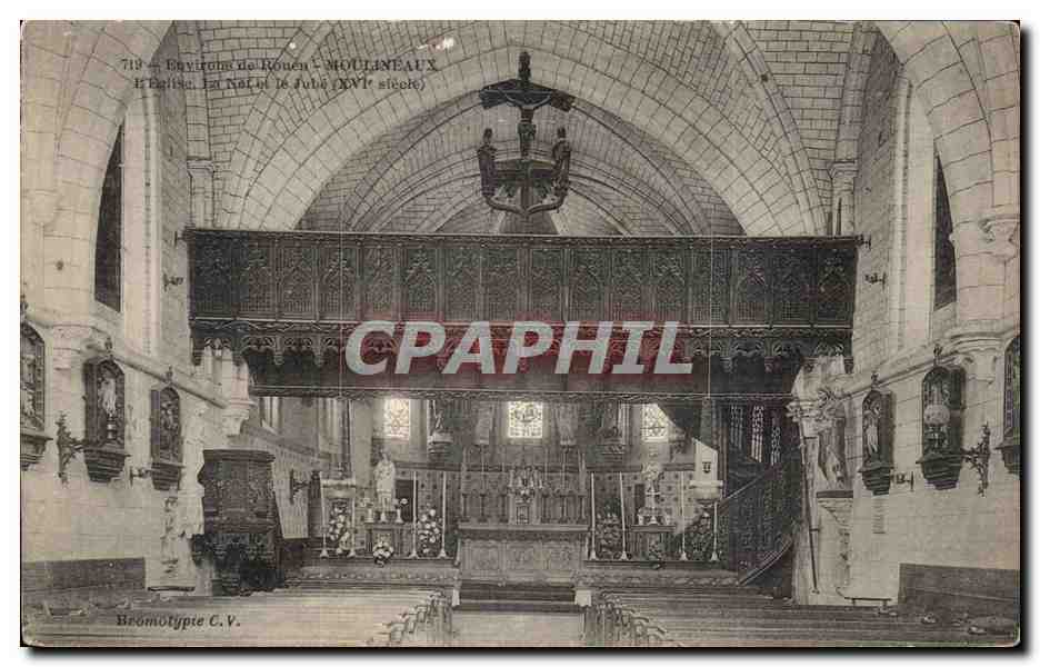 Environs de Rouen - Moulineaux - L Eglise - CPA 