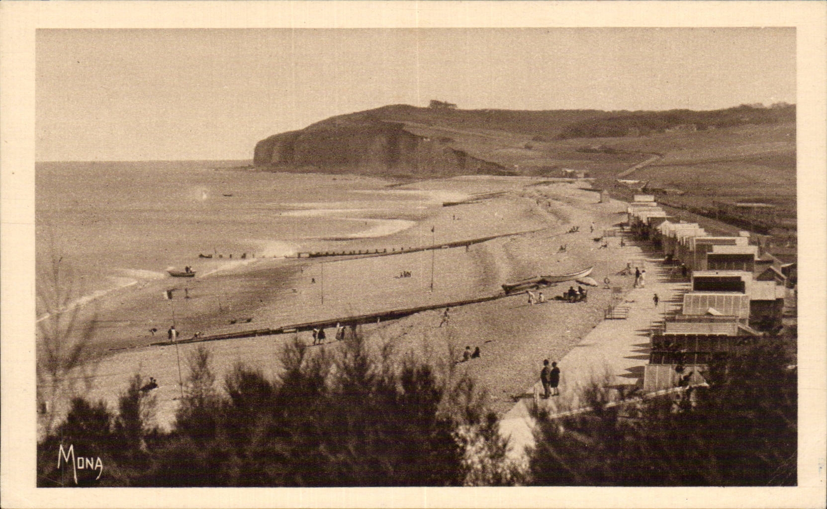 Les Petits Tableaux de Normandie - Quiberville sur mer - La Plage - CPA 