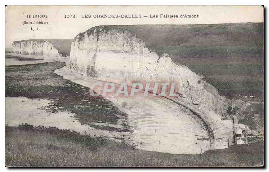 Les Grandes Dalles - Les Falaises d Amont - CPA 