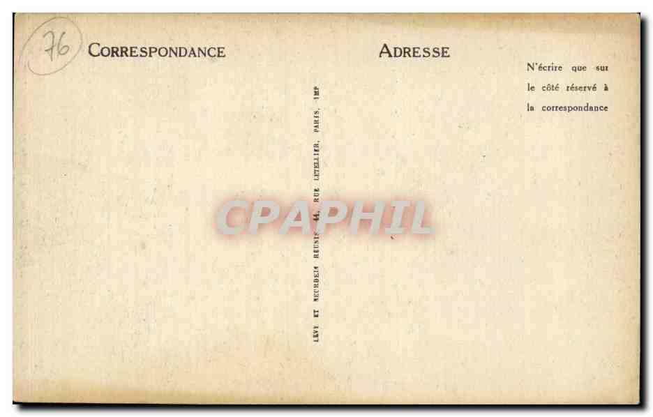 Saint Wandrille - La Porte de l Abbaye Aigle Eagle - CPA  — Rückseite