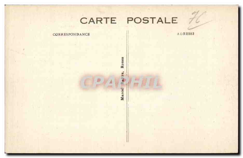 Bardouville - Chateau du Corset Rouge - CPA  — Rückseite