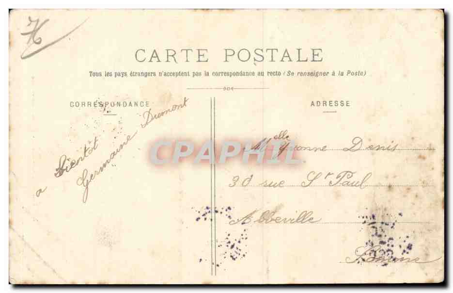 Neufchatel en Bray - L Eglise Notre Dame - CPA  — Rückseite