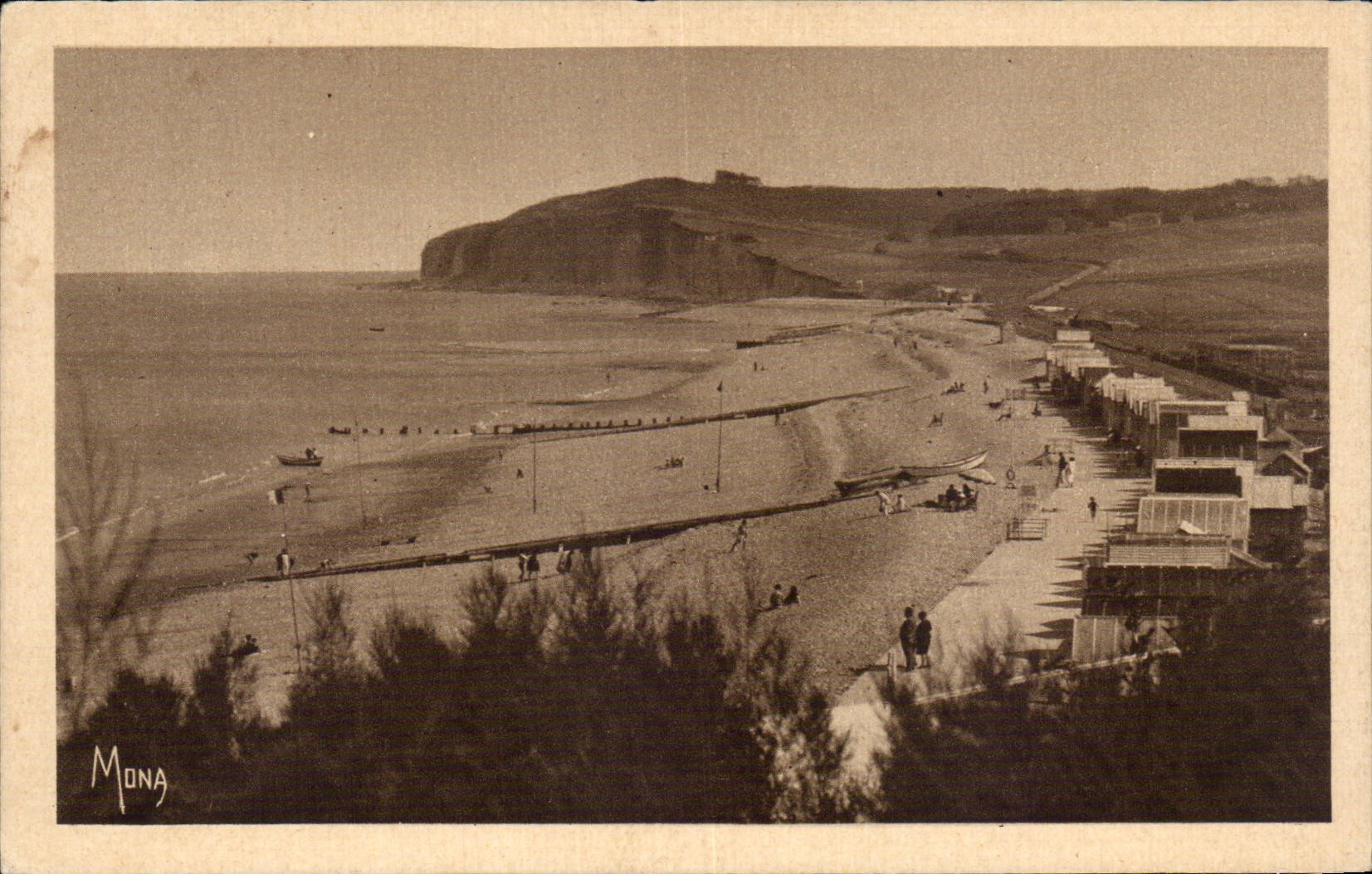 Quiberville sur Mer - La Plage - Les Petits Tableaux de Normandie - CPA 
