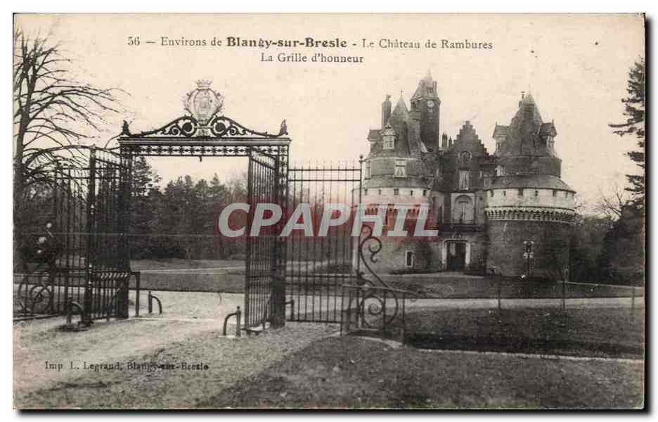 Environs de Blagny sur Bresle - Le Chateau Feodal de Rambures - CPA 