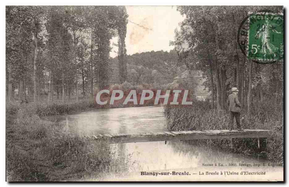 Blangy sur Bresle - La Bresle a L usine d Electricite - CPA 