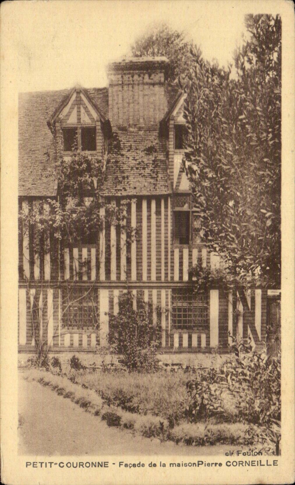 Petit Couronne - Facade de la Maison Pierre Corneille - CPA 