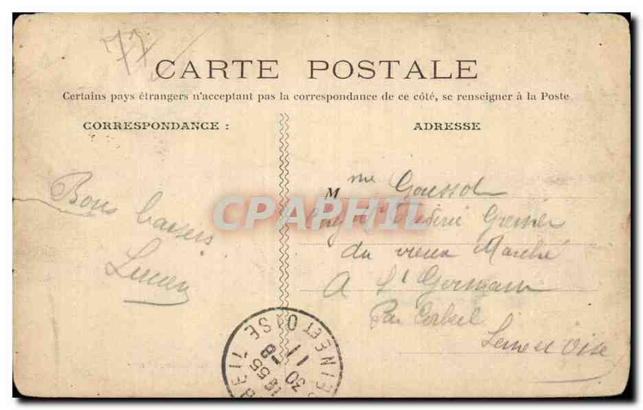 Coulommiers - Le Pont Rouge - Quai de l Hotel de Ville - CPA  — Rückseite