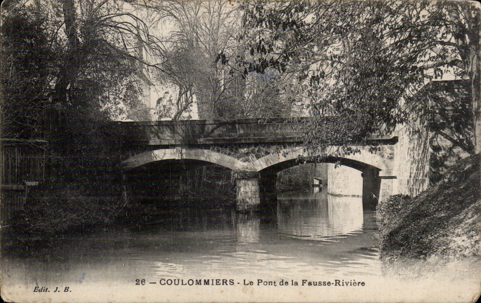 Coulommiers - Le Pont de la Fausse Riviere - CPA 