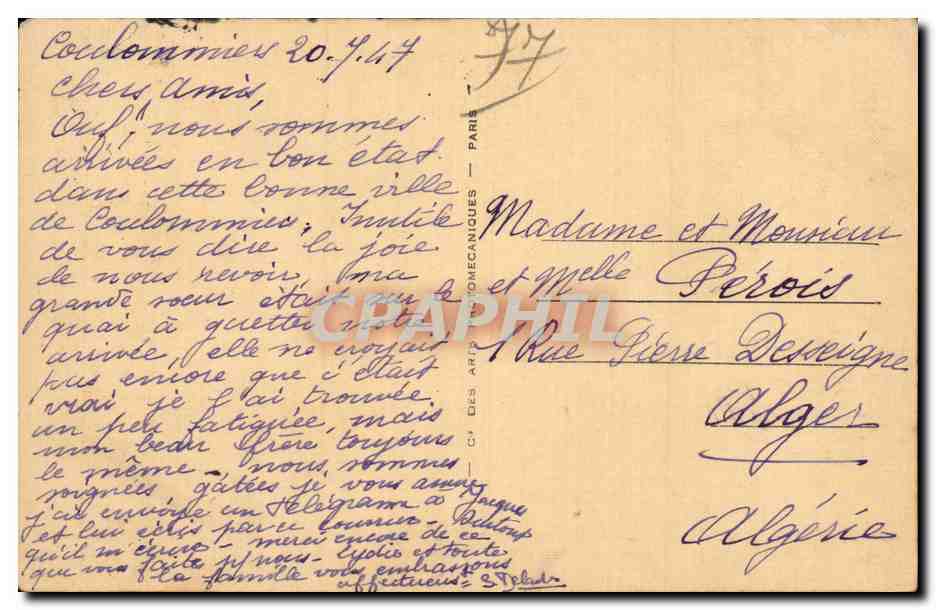 Coulommiers - La Promenade du Bord de l Eau - CPA  — Rückseite
