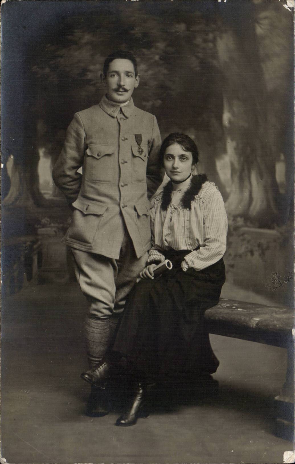 CARTE PHOTO Militaria Soldat