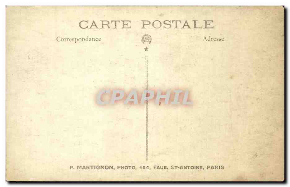 CARTE PHOTO Militaria Soldat  — Rückseite