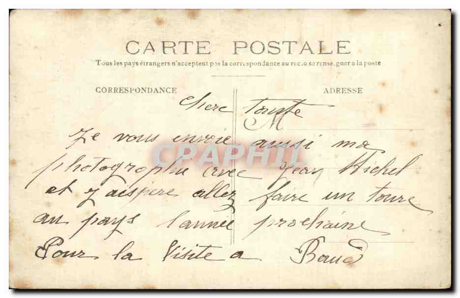 CARTE PHOTO Militaria Soldats  — Rückseite