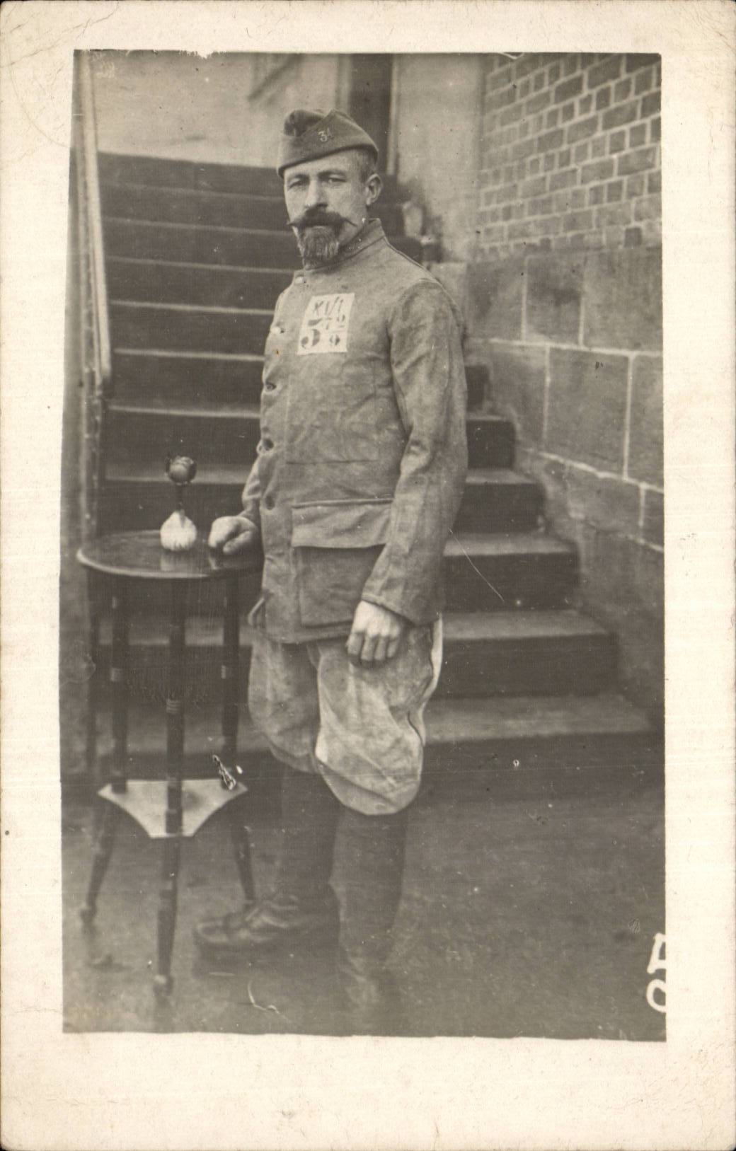 Soldat en captivité — 1918 — CPAPHIL
