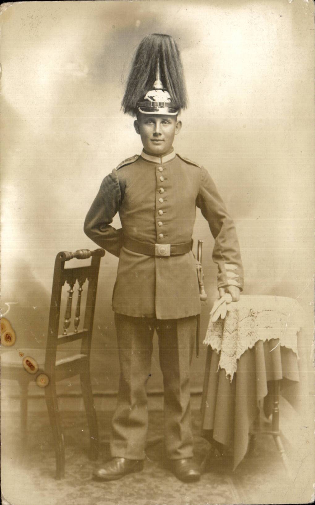 CARTE PHOTO Militaria Soldat Uniforme