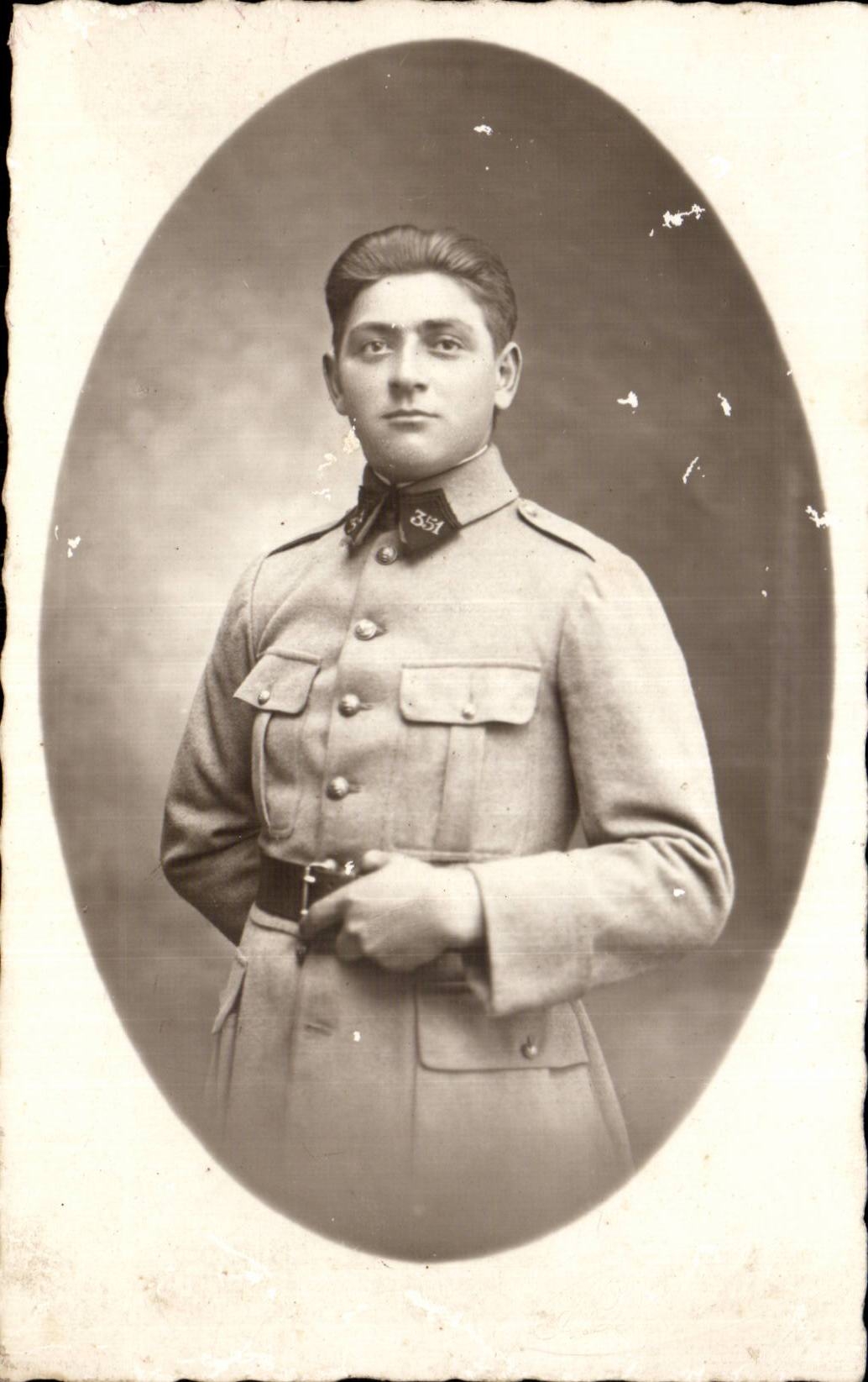 CARTE PHOTO Militaria Soldat 