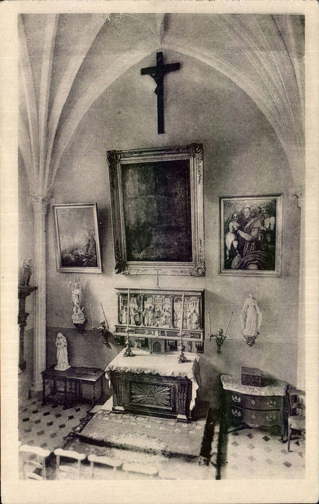 CPA Chateau de Bussy Rabutin Chapelle