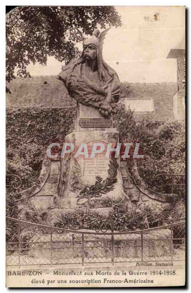 Barbizon — Denkmal für die Toten des Krieges 1914-1918 — Rebillon, Bildhauer