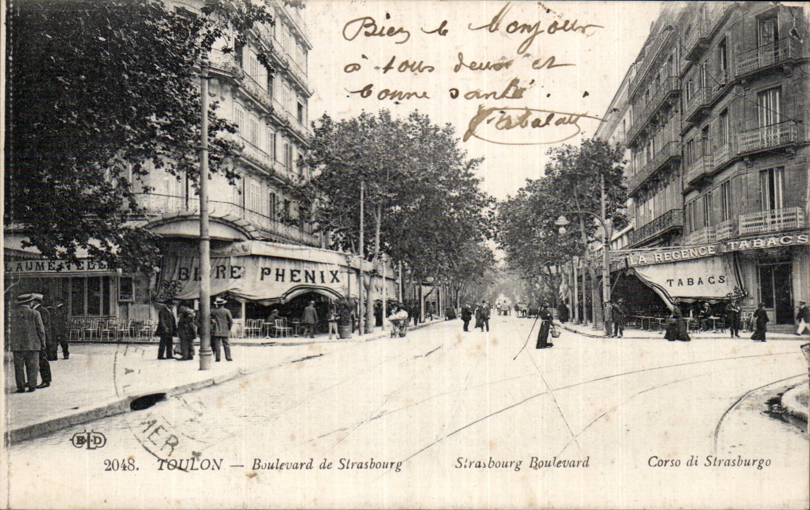 CPA Toulon Boulevard de Strasbourg 