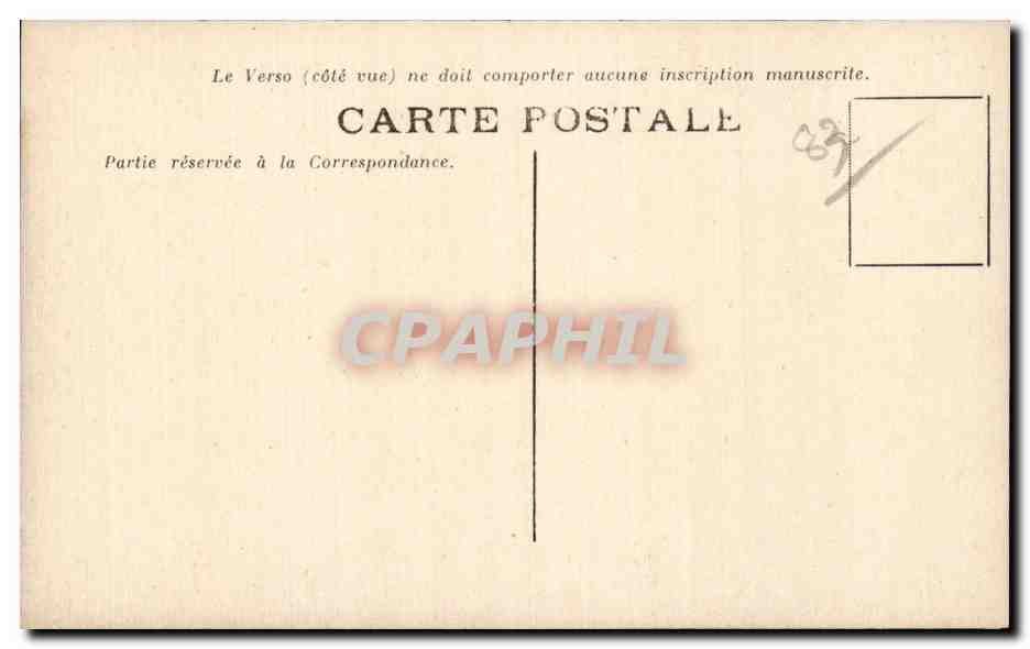 CPA Toulon Le vieux port — Rückseite