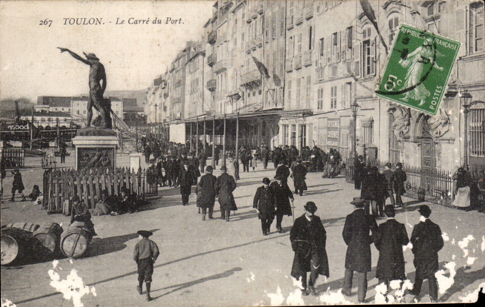 CPA Toulon Le carre du port