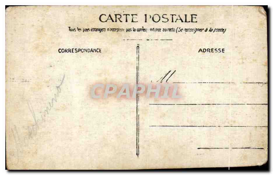 CARTE PHOTO Militaria Soldats — Rückseite