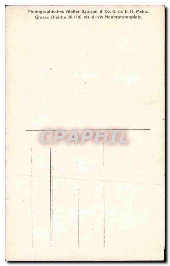 CARTE PHOTO Soldat militaria  — Rückseite