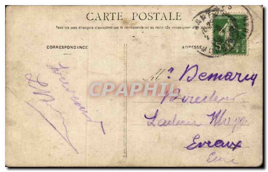 CARTE PHOTO Soldat militaria  — Rückseite