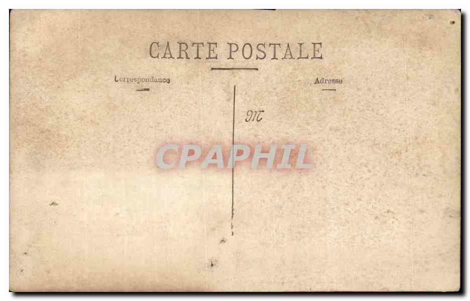 CARTE PHOTO Diner de famille Folklore — Rückseite