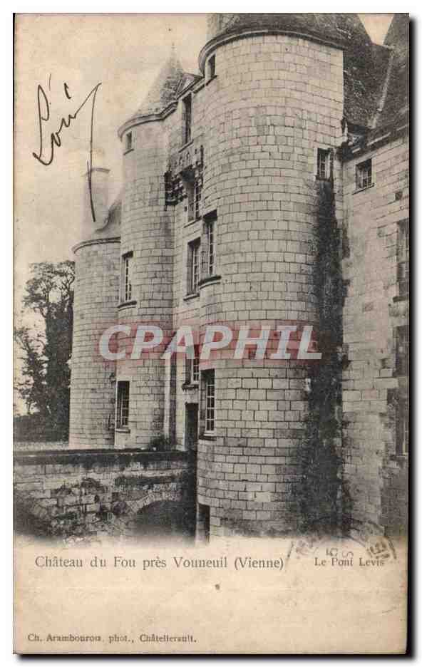Chateau du Fou pres Vouneuil - CPA 