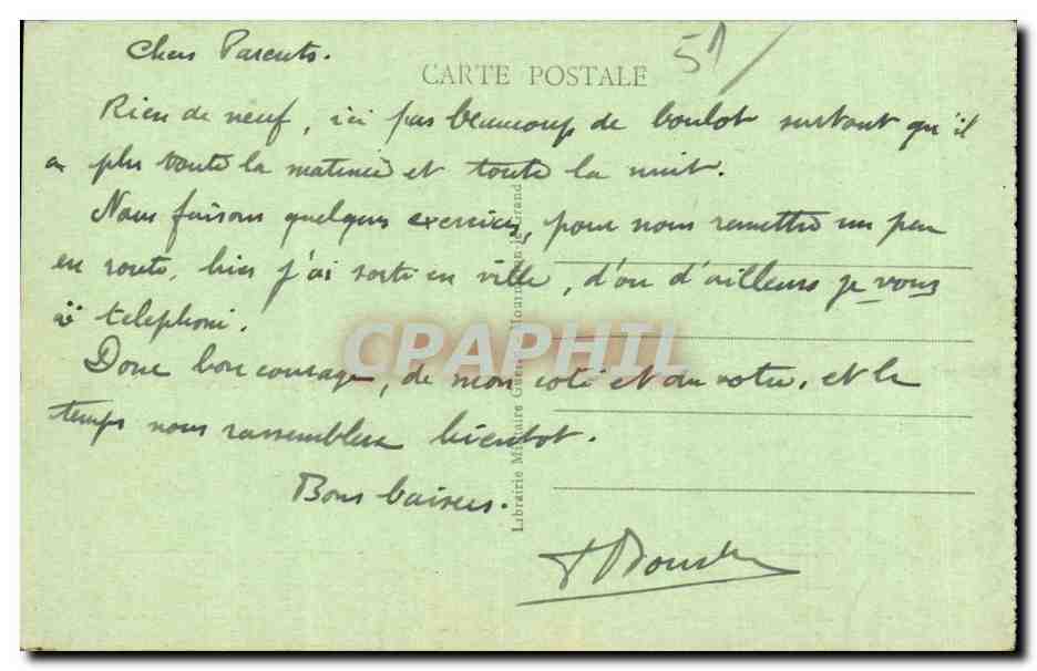 Mourmelon le Grand - Camp de Chalons - Vue prise en Avion - CPA  — Back