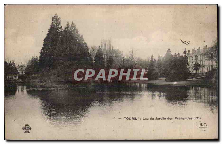 Tours - Le Lac du Jardin des Prebandes d Oe - CPA 