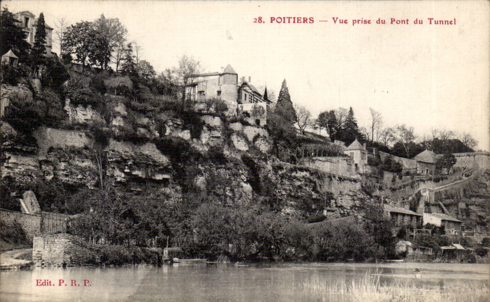 Poitiers — Vue prise du Pont du Tunnel — Edit. P. R. P.
