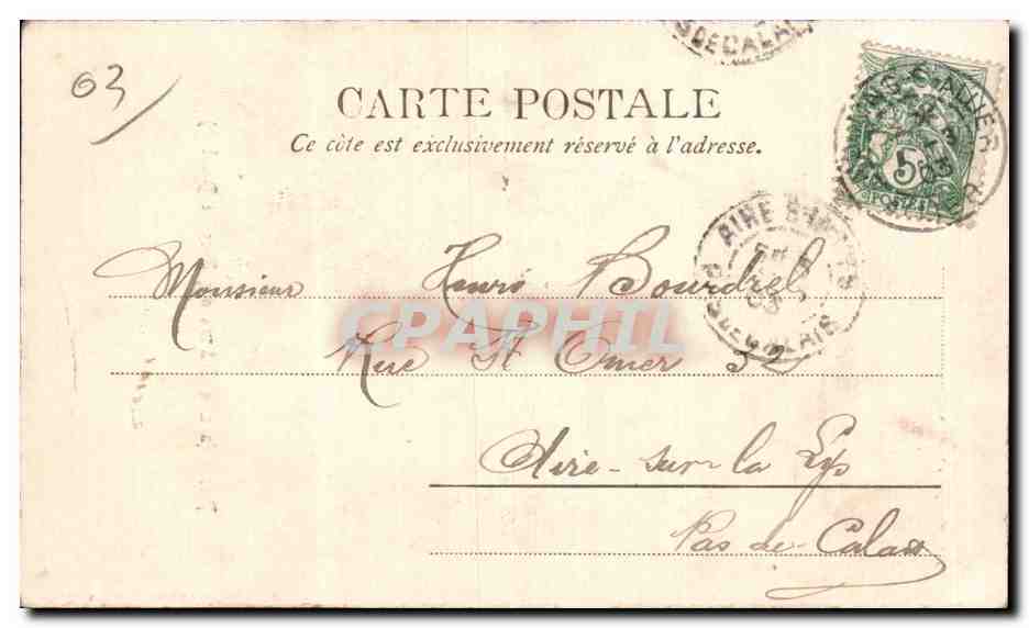 Moulins - Prisons - CPA  — Verso