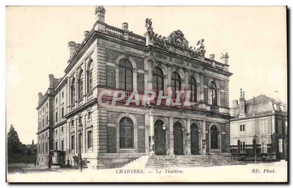 Chartres - Le Theatre - CPA 
